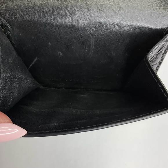 Balenciaga Compact, Black Leather Wallet Authentic - EUC - Picture 9 of 12